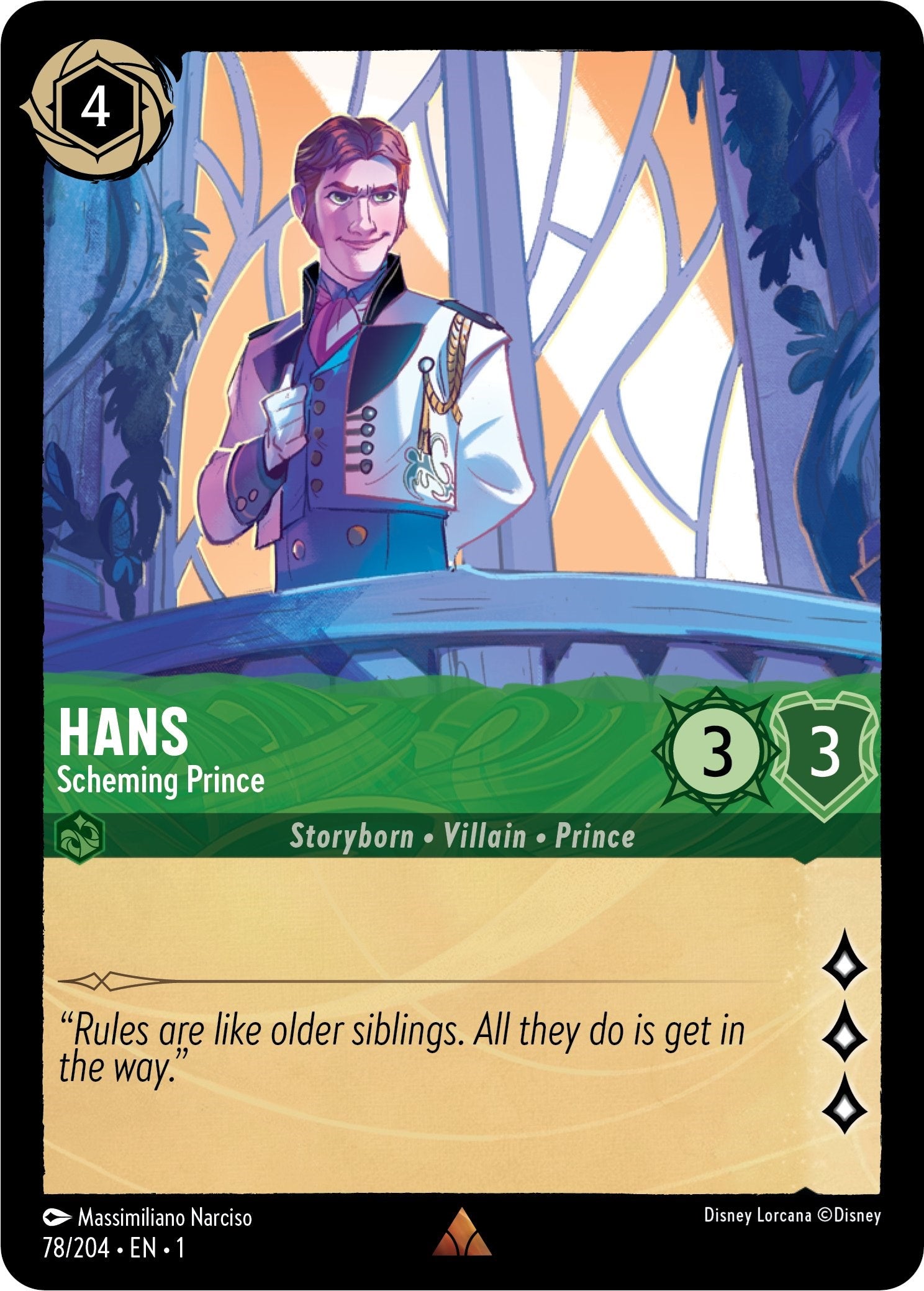 Hans - Scheming Prince (78/204) [The First Chapter] | Arkham Games and Comics
