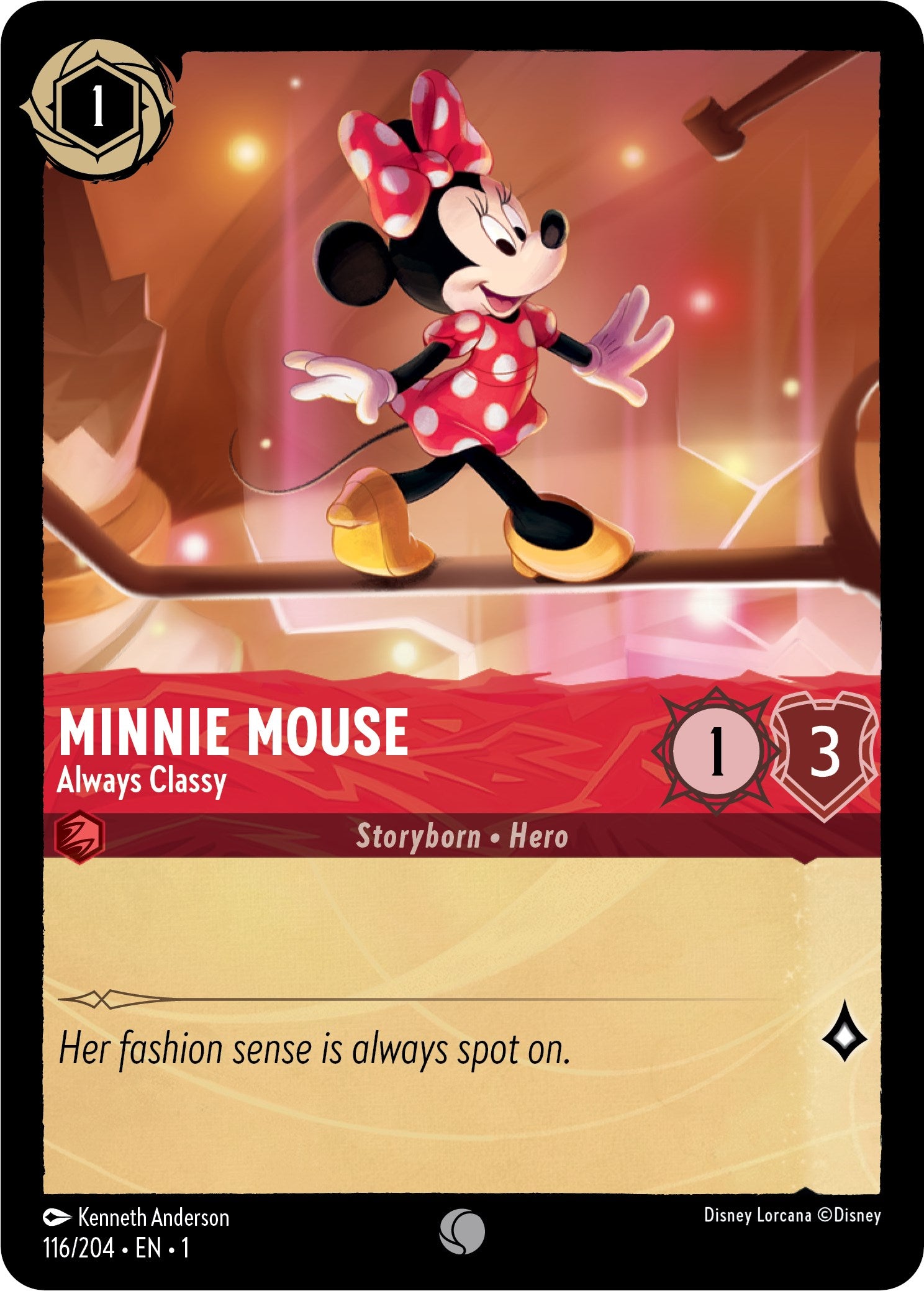 Minnie Mouse - Always Classy (116/204) [The First Chapter] | Arkham Games and Comics