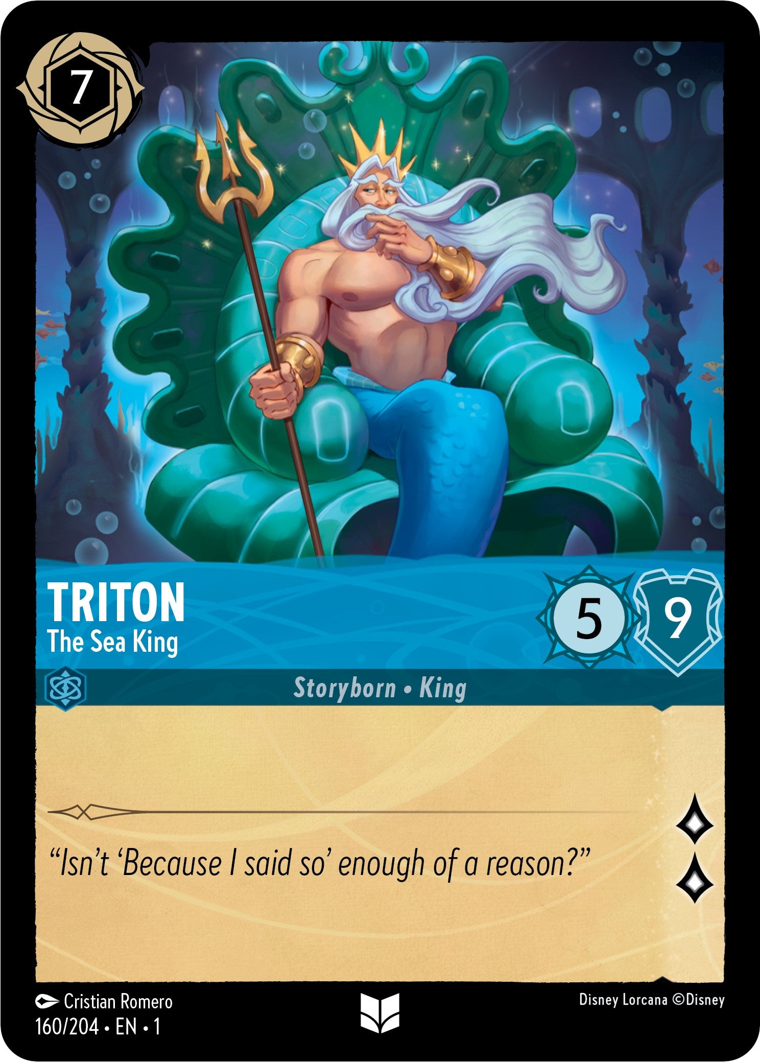 Triton - The Sea King (160/204) [The First Chapter] | Arkham Games and Comics