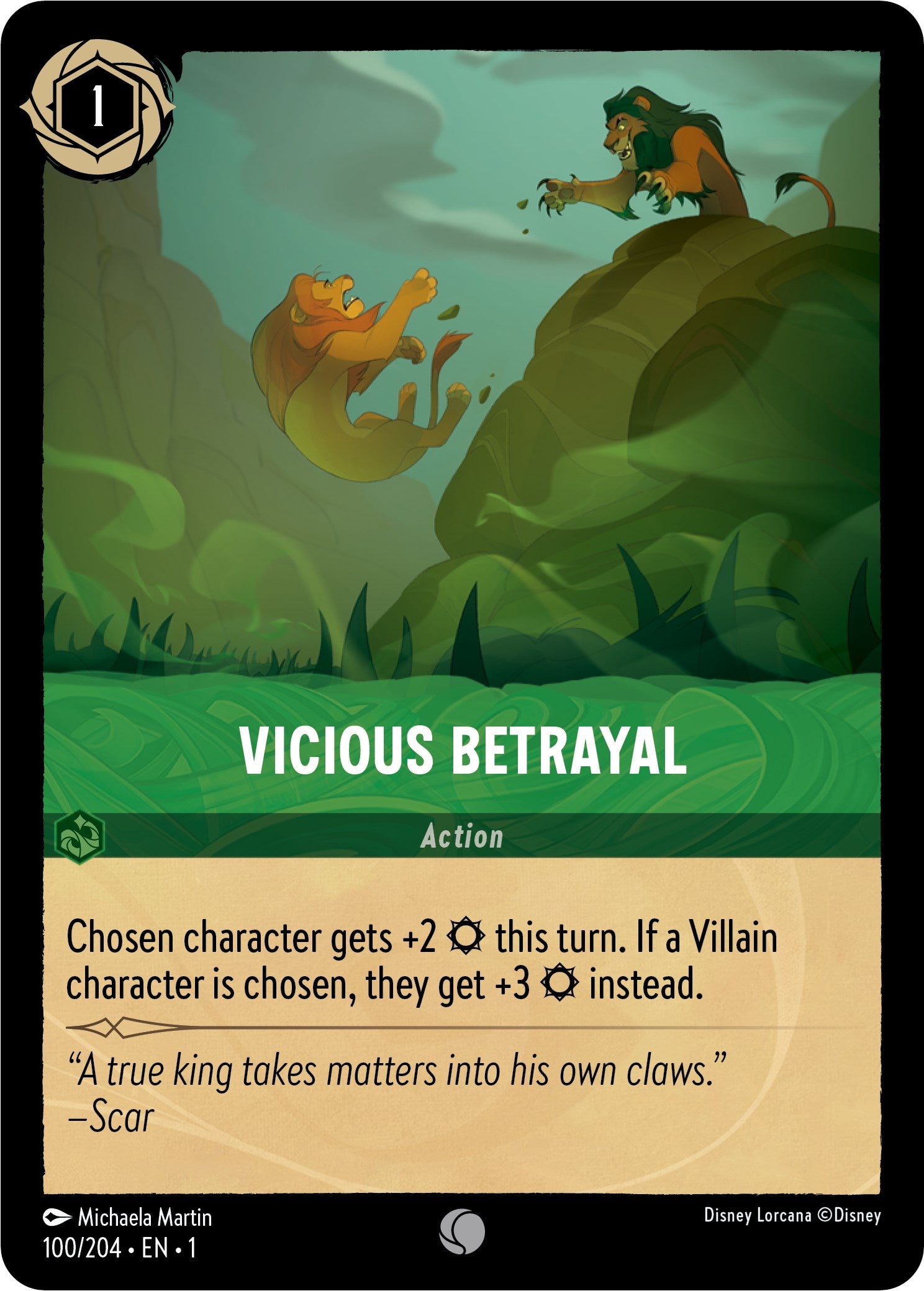 Vicious Betrayal (100/204) [The First Chapter] | Arkham Games and Comics