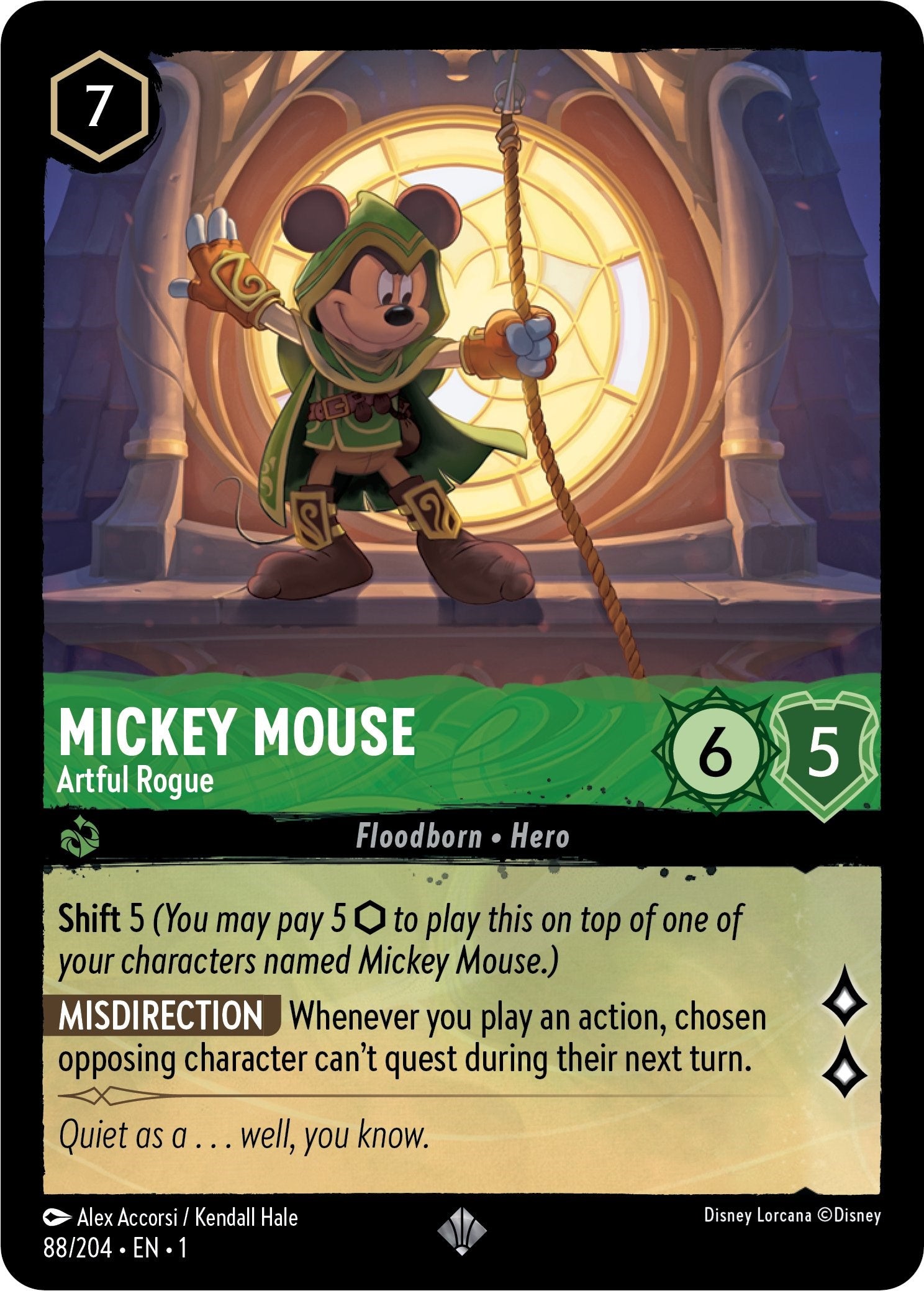Mickey Mouse - Artful Rogue (88/204) [The First Chapter] | Arkham Games and Comics