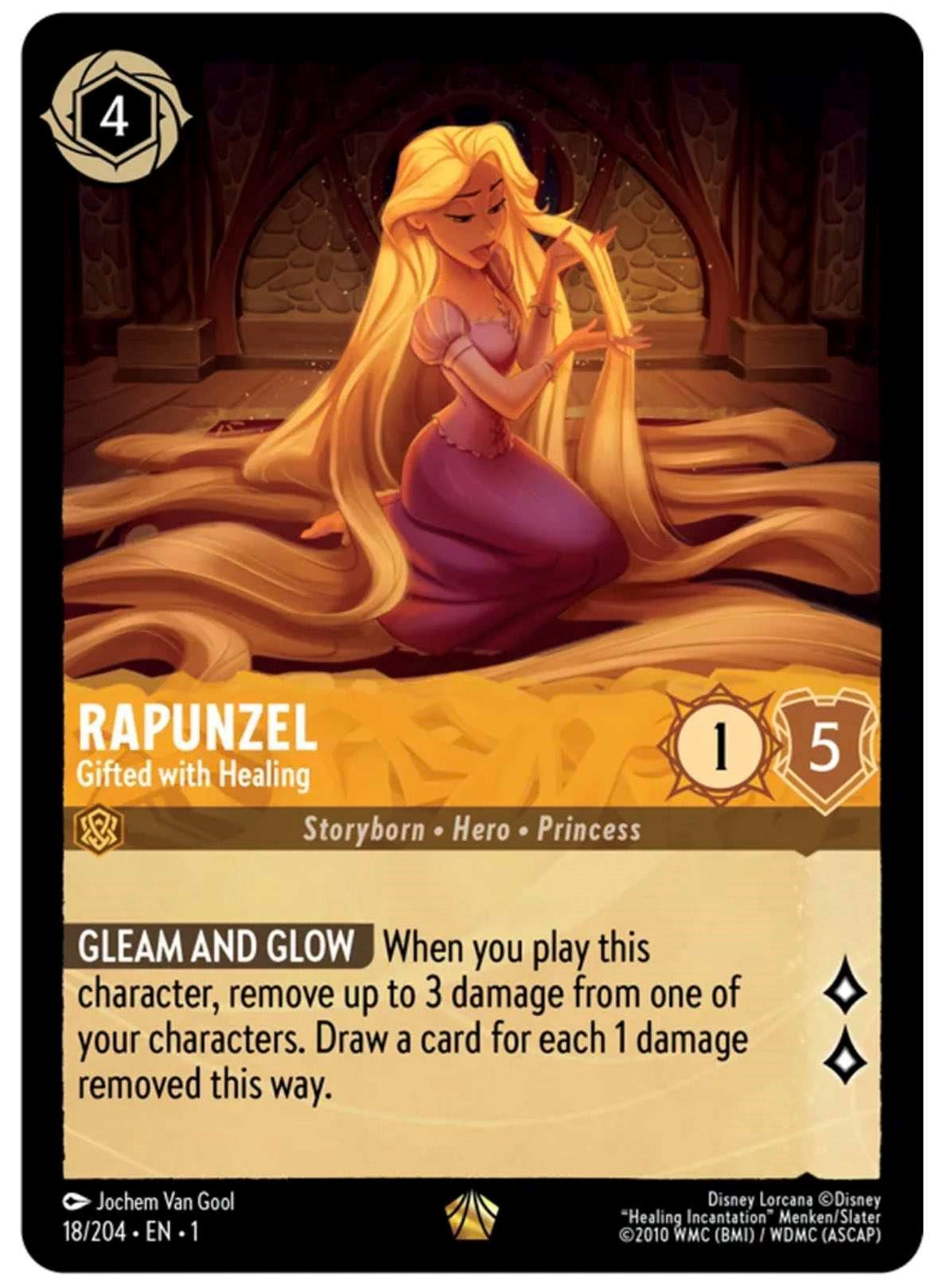 Rapunzel - Gifted with Healing (18/204) [The First Chapter] | Arkham Games and Comics