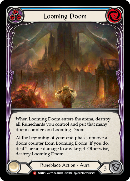 Looming Doom [DYN175] (Dynasty)  Rainbow Foil | Arkham Games and Comics