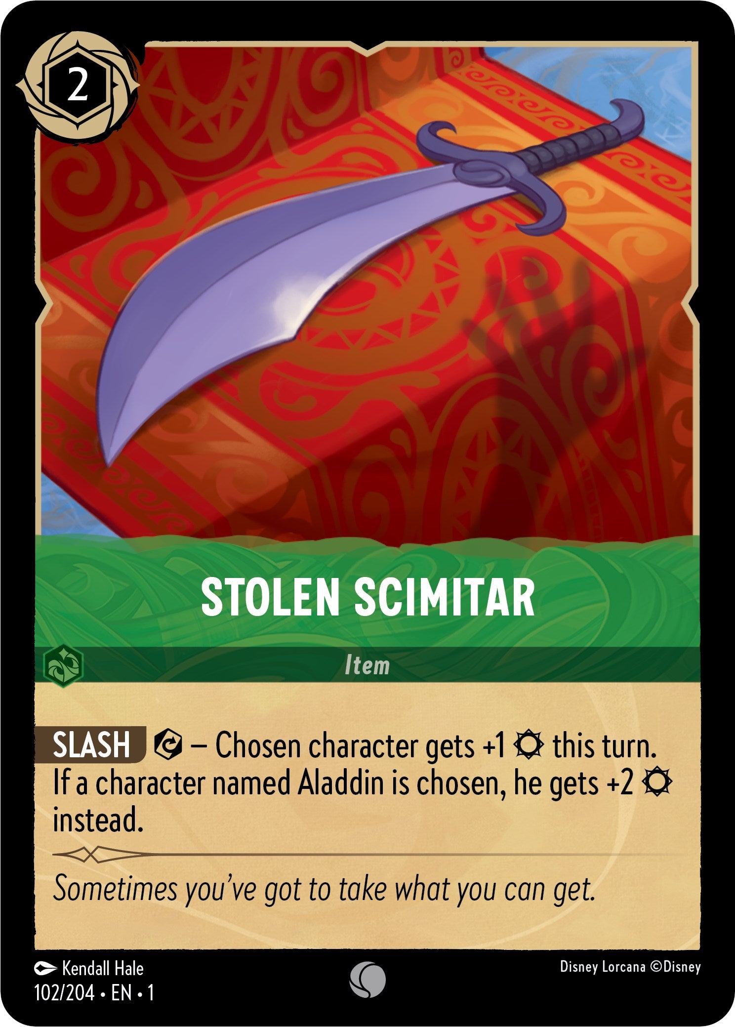 Stolen Scimitar (102/204) [The First Chapter] | Arkham Games and Comics