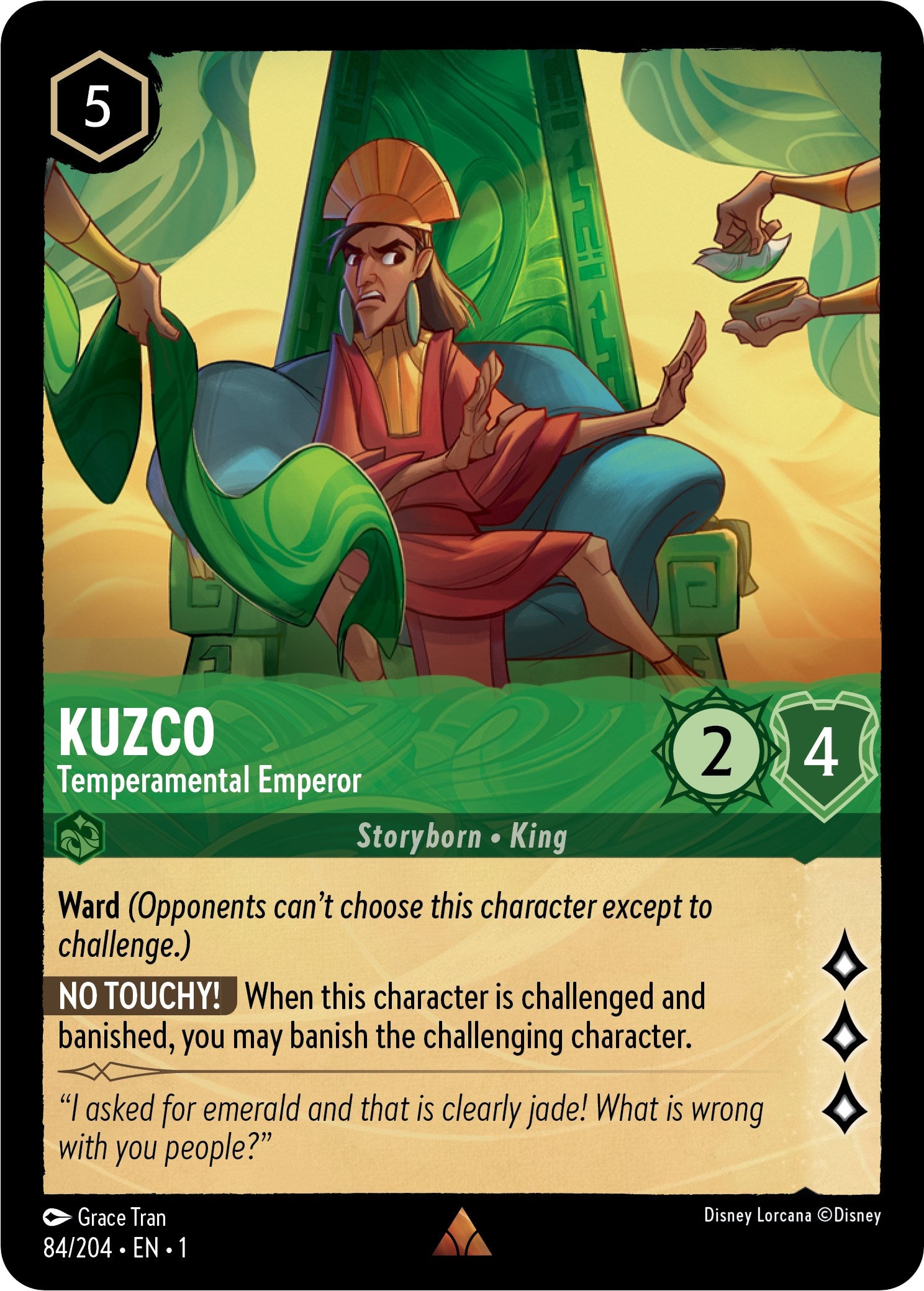 Kuzco - Temperamental Emperor (84/204) [The First Chapter] | Arkham Games and Comics