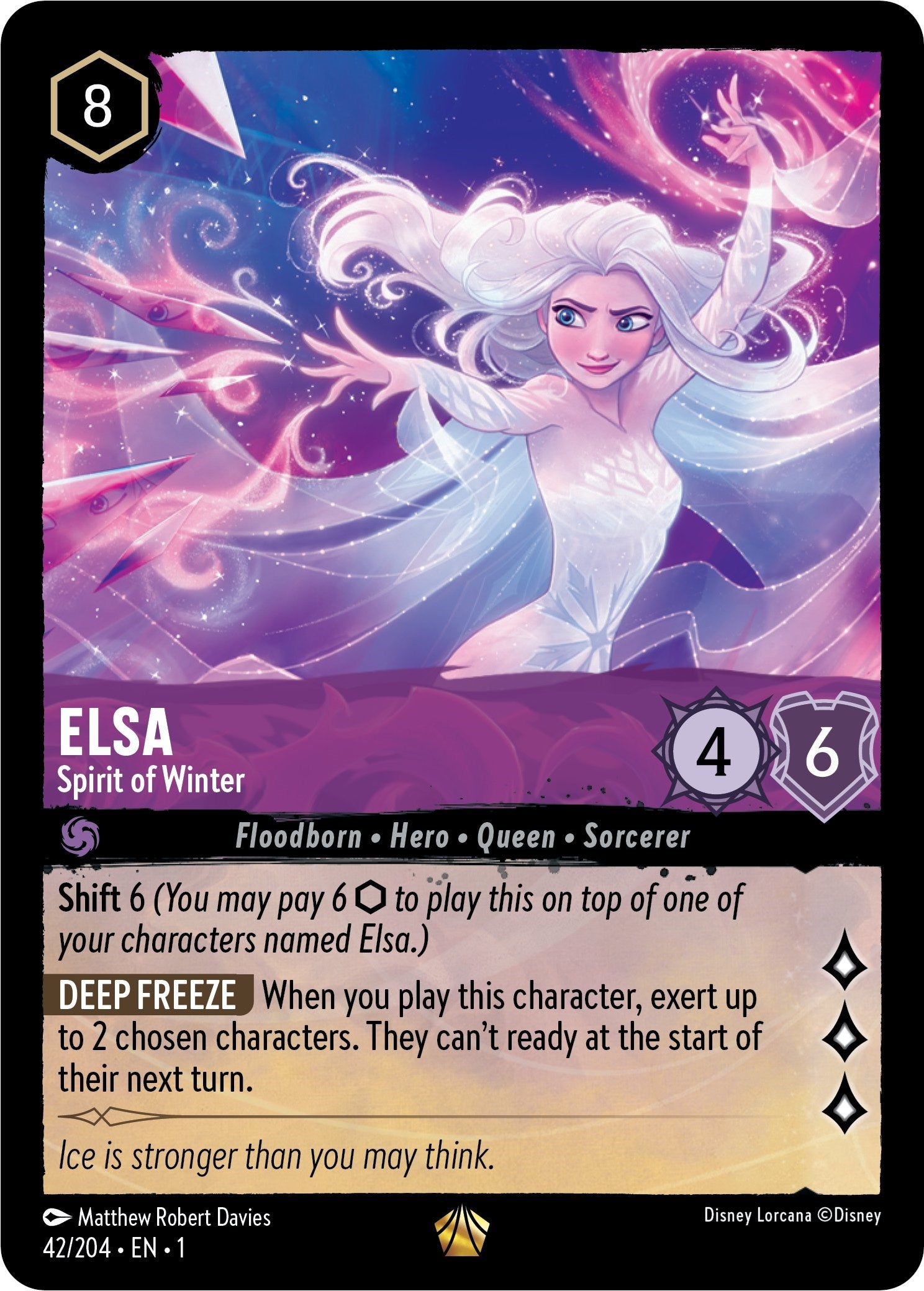 Elsa - Spirit of Winter (42/204) [The First Chapter] | Arkham Games and Comics