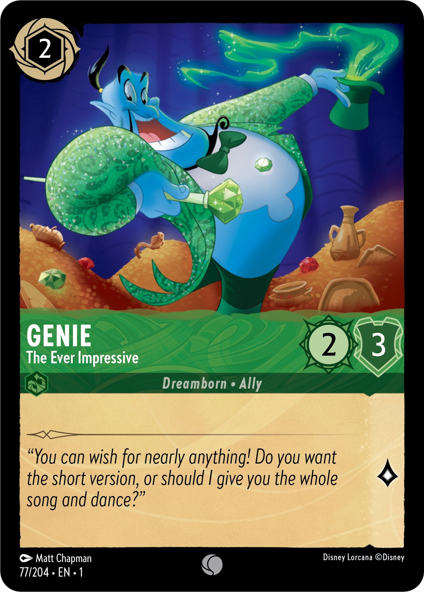 Genie - The Ever Impressive (77/204) [The First Chapter] | Arkham Games and Comics