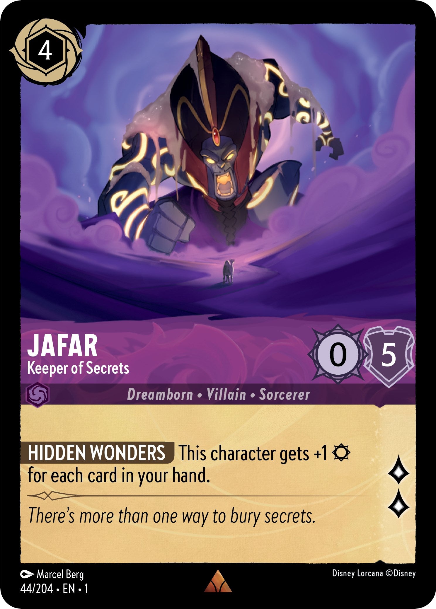 Jafar - Keeper of Secrets (44/204) [The First Chapter] | Arkham Games and Comics