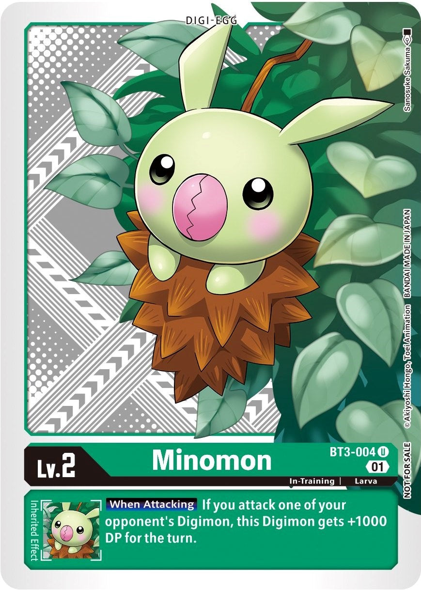 Minomon [BT3-004] (Winner Pack Xros Encounter) [Release Special Booster Promos] | Arkham Games and Comics