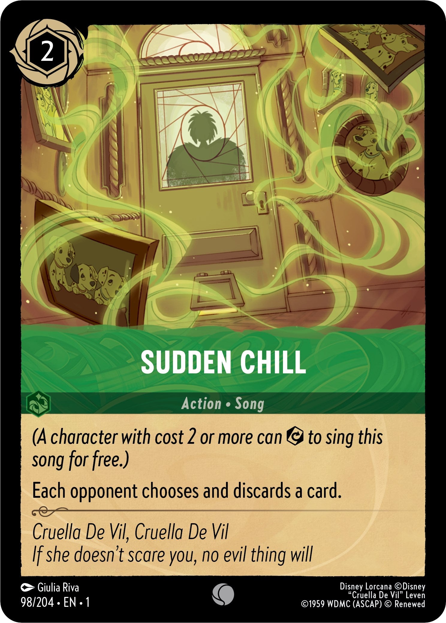 Sudden Chill (98/204) [The First Chapter] | Arkham Games and Comics