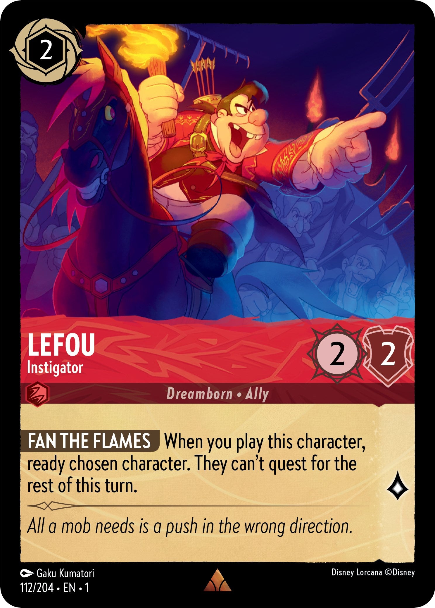Lefou - Instigator (112/204) [The First Chapter] | Arkham Games and Comics