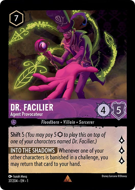 Dr. Facilier - Agent Provocateur (37/204) [The First Chapter] | Arkham Games and Comics