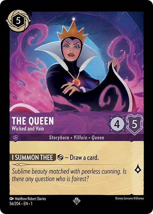 The Queen - Wicked and Vain (56/204) [The First Chapter] | Arkham Games and Comics