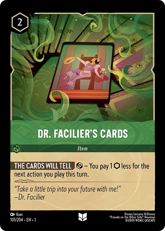 Dr. Facilier's Cards (101/204) [The First Chapter] | Arkham Games and Comics