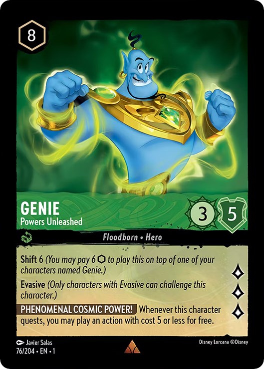 Genie - Powers Unleashed (76/204) [The First Chapter] | Arkham Games and Comics