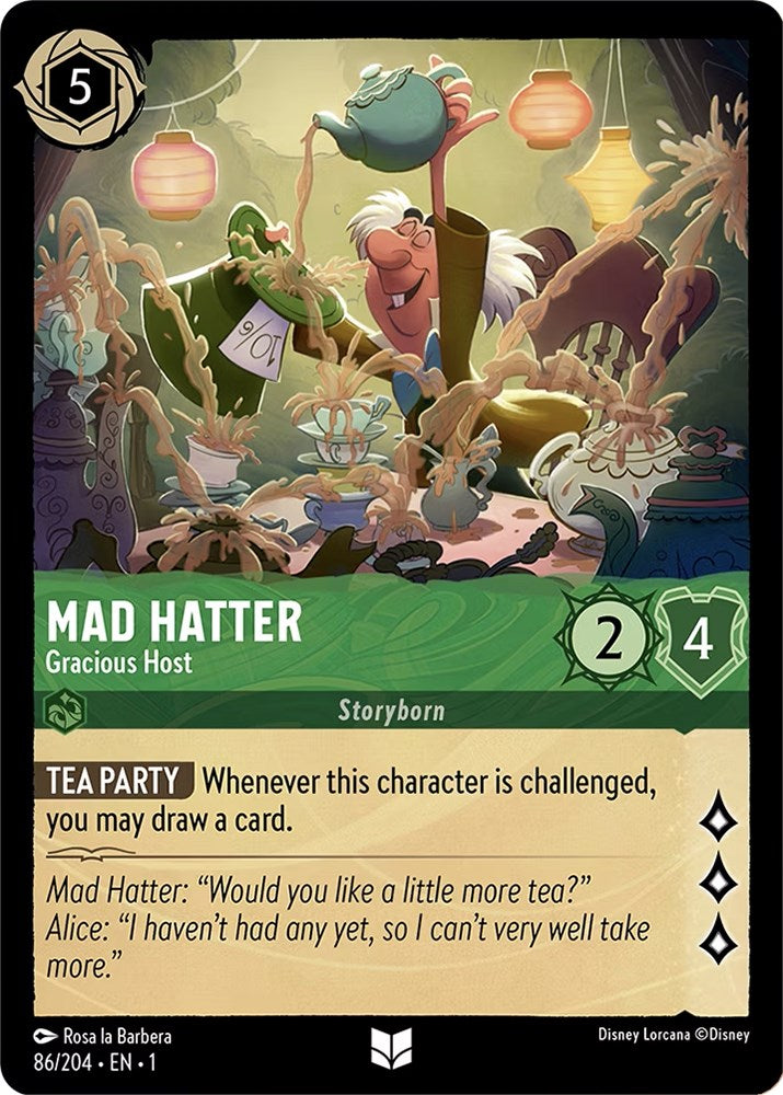 Mad Hatter - Gracious Host (86/204) [The First Chapter] | Arkham Games and Comics
