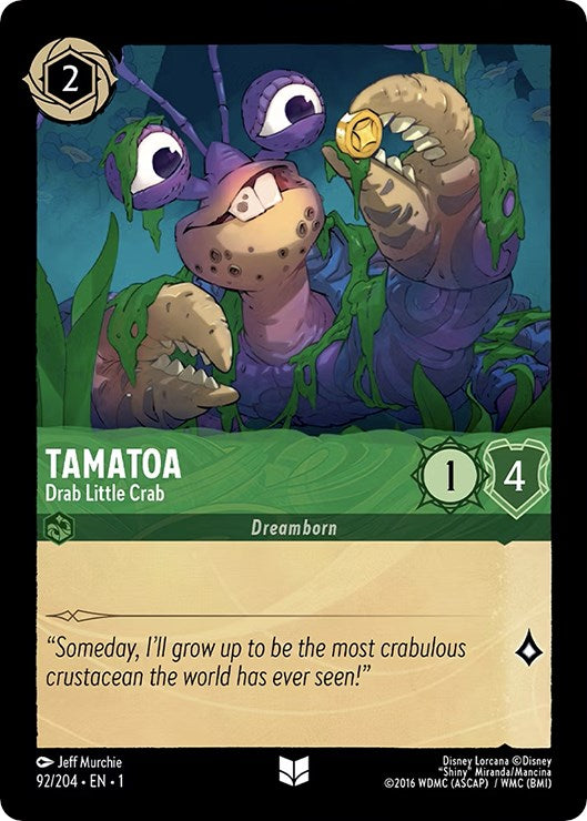 Tamatoa - Drab Little Crab (92/204) [The First Chapter] | Arkham Games and Comics