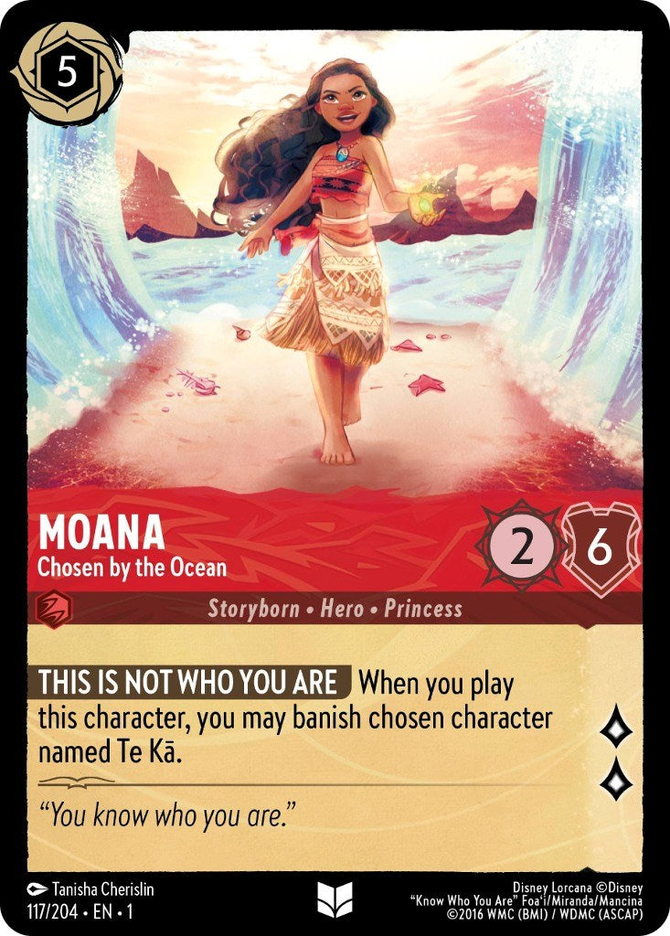Moana - Chosen by the Ocean (117/204) [The First Chapter] | Arkham Games and Comics