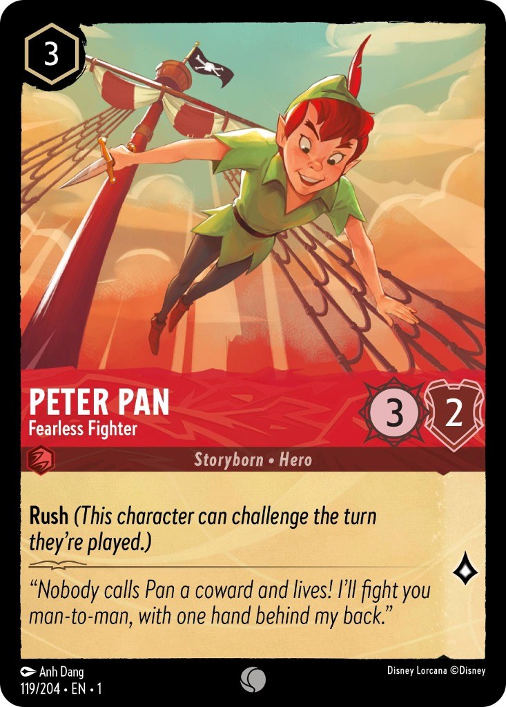 Peter Pan - Fearless Fighter (119/204) [The First Chapter] | Arkham Games and Comics