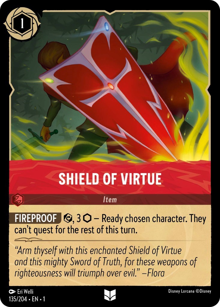 Shield of Virtue (135/204) [The First Chapter] | Arkham Games and Comics