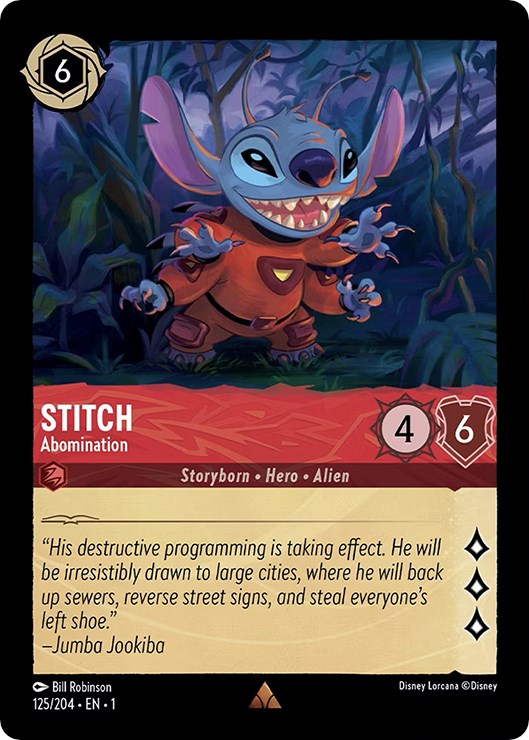 Stitch - Abomination (125/204) [The First Chapter] | Arkham Games and Comics