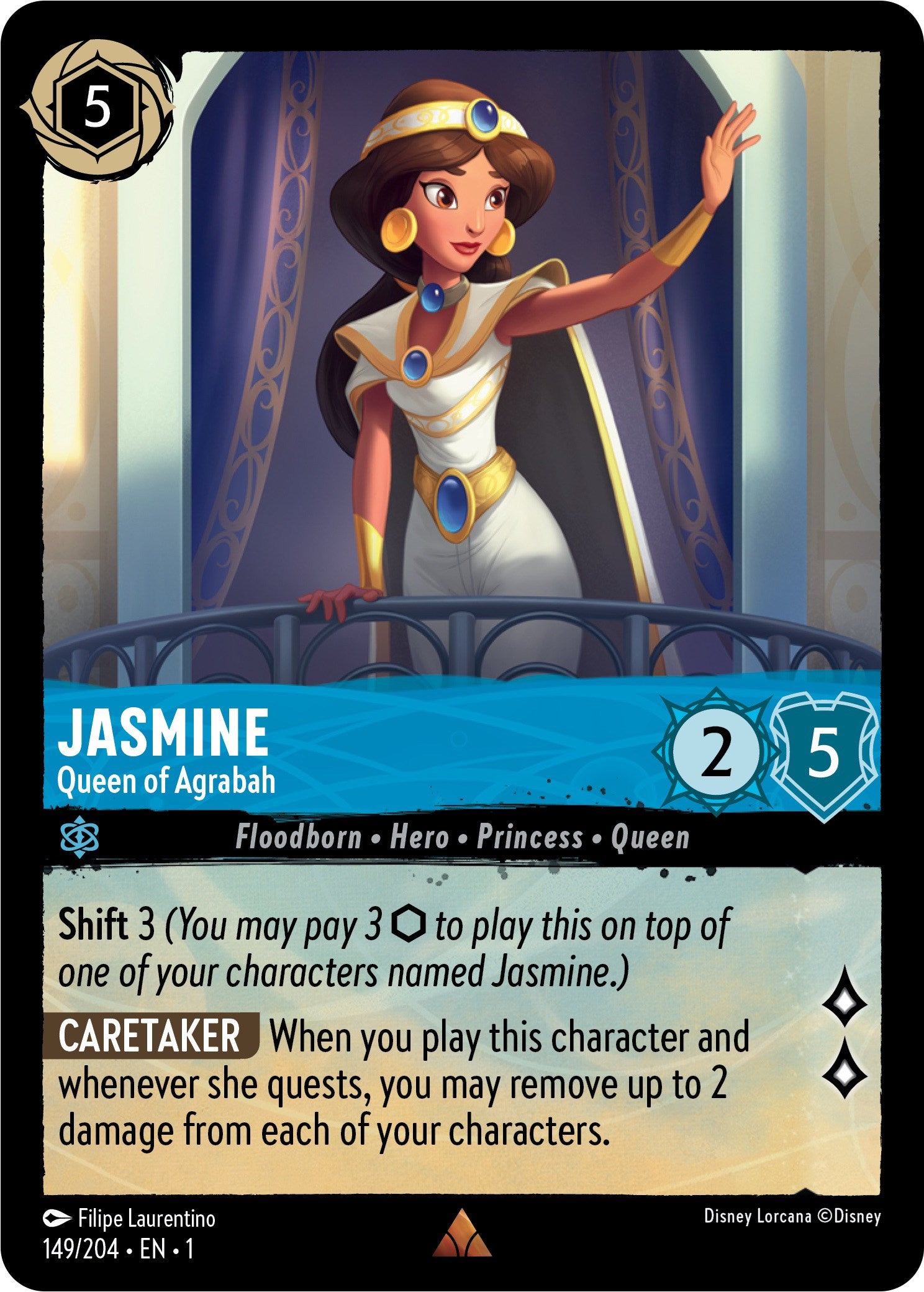 Jasmine - Queen of Agrabah (149/204) [The First Chapter] | Arkham Games and Comics