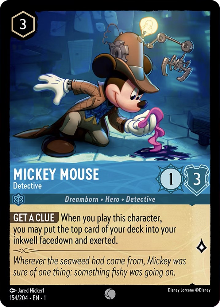 Mickey Mouse - Detective (154/204) [The First Chapter] | Arkham Games and Comics