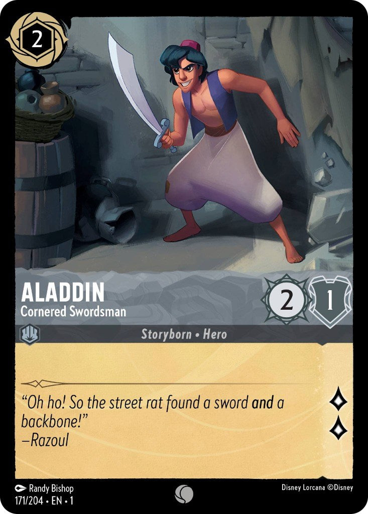 Aladdin - Cornered Swordsman (171/204) [The First Chapter] | Arkham Games and Comics