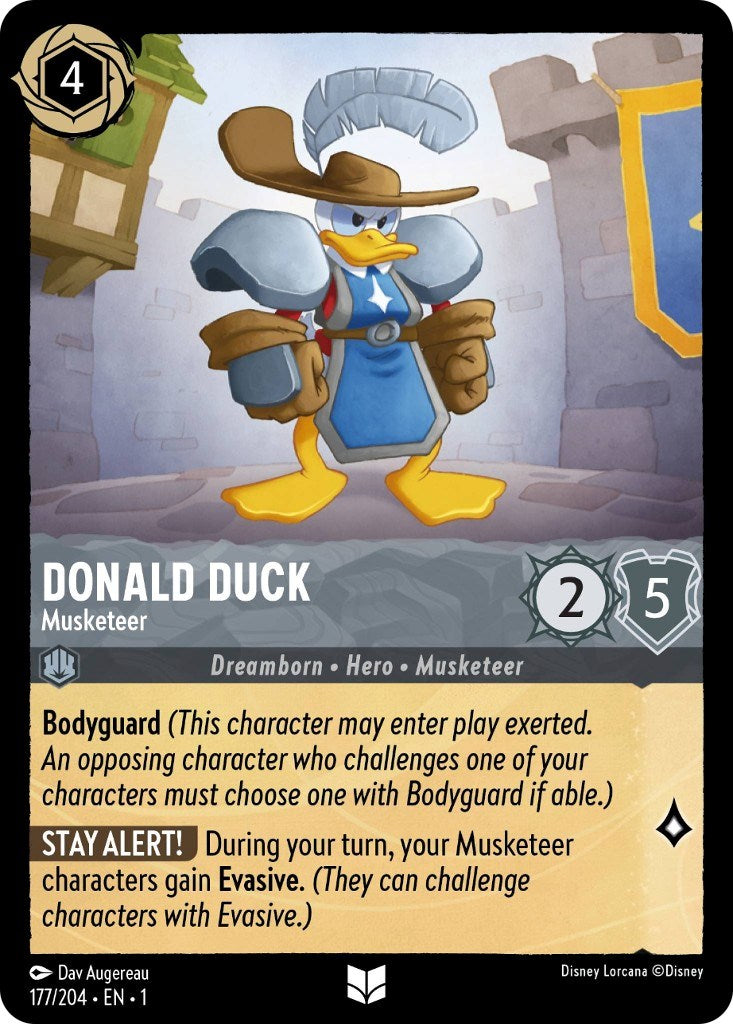 Donald Duck - Musketeer (177/204) [The First Chapter] | Arkham Games and Comics