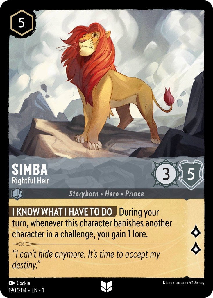 Simba - Rightful Heir (190/204) [The First Chapter] | Arkham Games and Comics