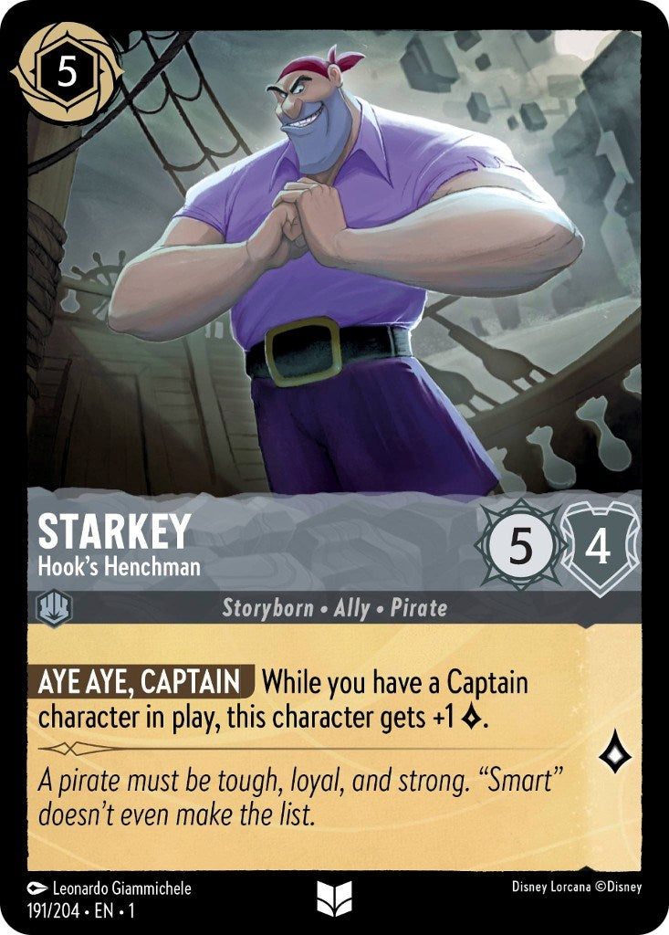 Starkey - Hook's Henchman (191/204) [The First Chapter] | Arkham Games and Comics