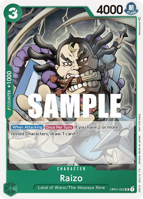 Raizo (Event Pack Vol. 2) [One Piece Promotion Cards] | Arkham Games and Comics