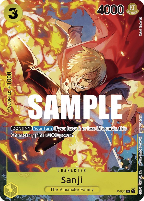 Sanji (Event Pack Vol. 2) [One Piece Promotion Cards] | Arkham Games and Comics