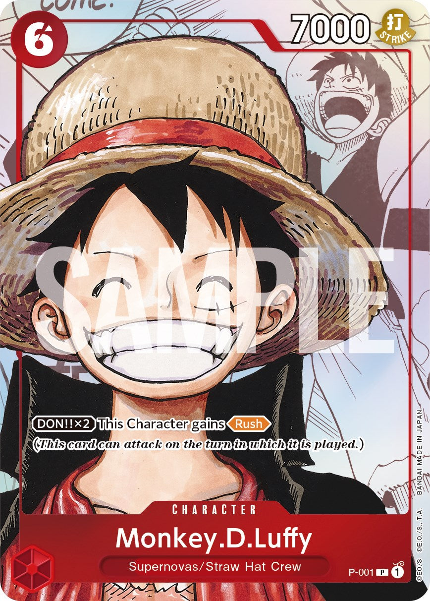 Monkey.D.Luffy (Alternate Art) [One Piece Promotion Cards] | Arkham Games and Comics