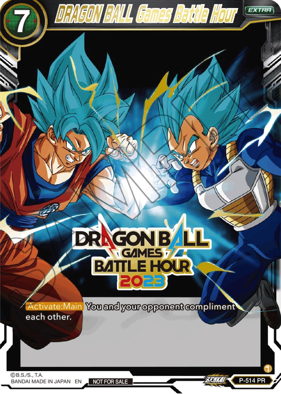 DRAGON BALL Games Battle Hour (Dragon Ball Games Battle Hour 2023 Promo Card Set) (P-514) [Promotion Cards] | Arkham Games and Comics