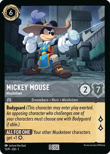 Mickey Mouse - Musketeer (GenCon 2023) (11) [Promo Cards] | Arkham Games and Comics