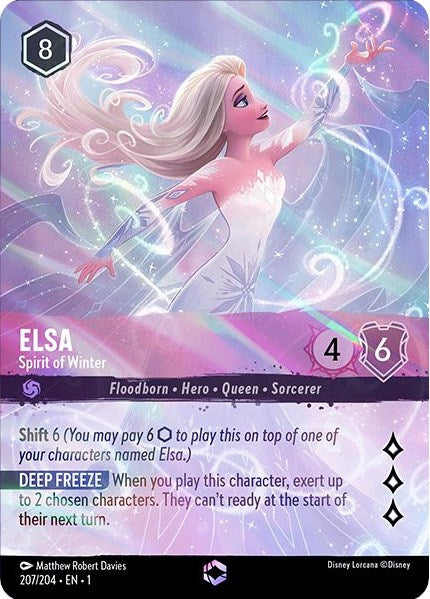 Elsa - Spirit of Winter (Enchanted) (207/204) [The First Chapter] | Arkham Games and Comics