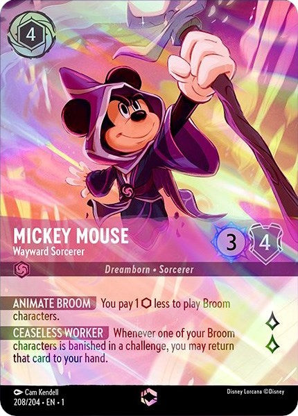 Mickey Mouse - Wayward Sorcerer (Enchanted) (208/204) [The First Chapter] | Arkham Games and Comics