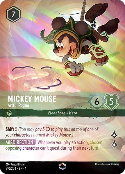 Mickey Mouse - Artful Rogue (Enchanted) (210/204) [The First Chapter] | Arkham Games and Comics
