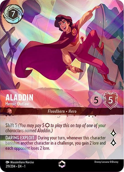 Aladdin - Heroic Outlaw (Enchanted) (211/204) [The First Chapter] | Arkham Games and Comics