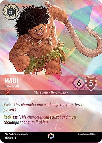 Maui - Hero to All (Enchanted) (212/204) [The First Chapter] | Arkham Games and Comics