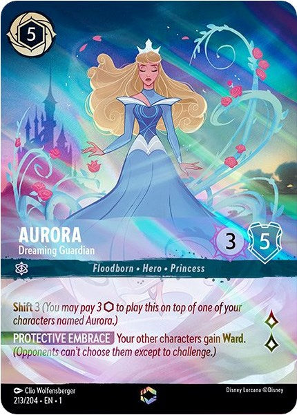 Aurora - Dreaming Guardian (Enchanted) (213/204) [The First Chapter] | Arkham Games and Comics