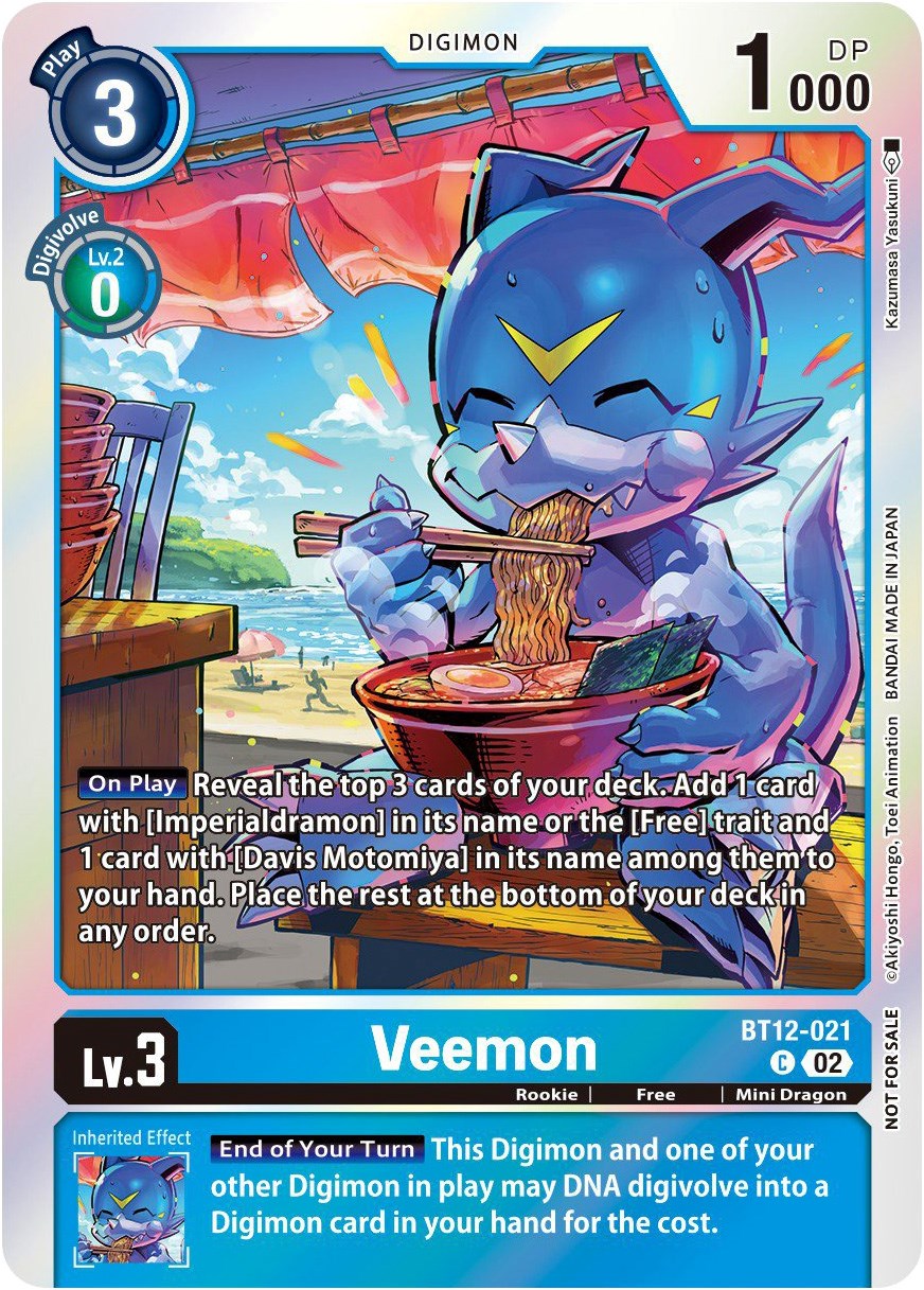 Veemon [BT12-021] (Gen Con 2023) [Promotional Cards] | Arkham Games and Comics