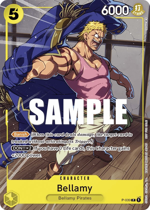 Bellamy (Pirates Party Vol. 4) [One Piece Promotion Cards] | Arkham Games and Comics