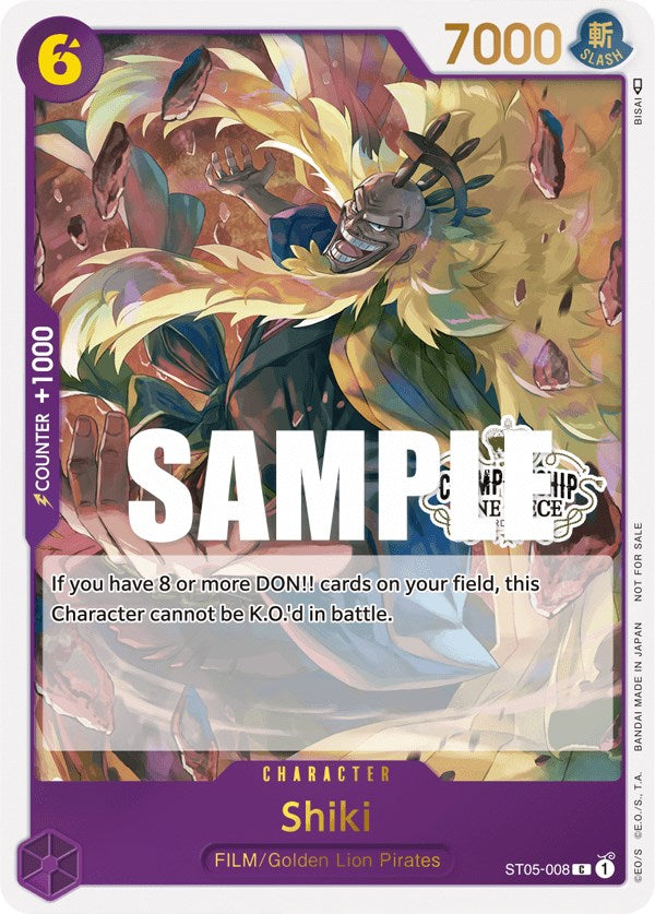 Shiki (Store Championship Participation Pack Vol. 2) [One Piece Promotion Cards] | Arkham Games and Comics