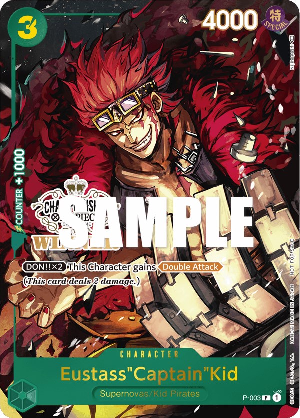 Eustass"Captain"Kid (Store Championship Vol. 2) [Winner] [One Piece Promotion Cards] | Arkham Games and Comics