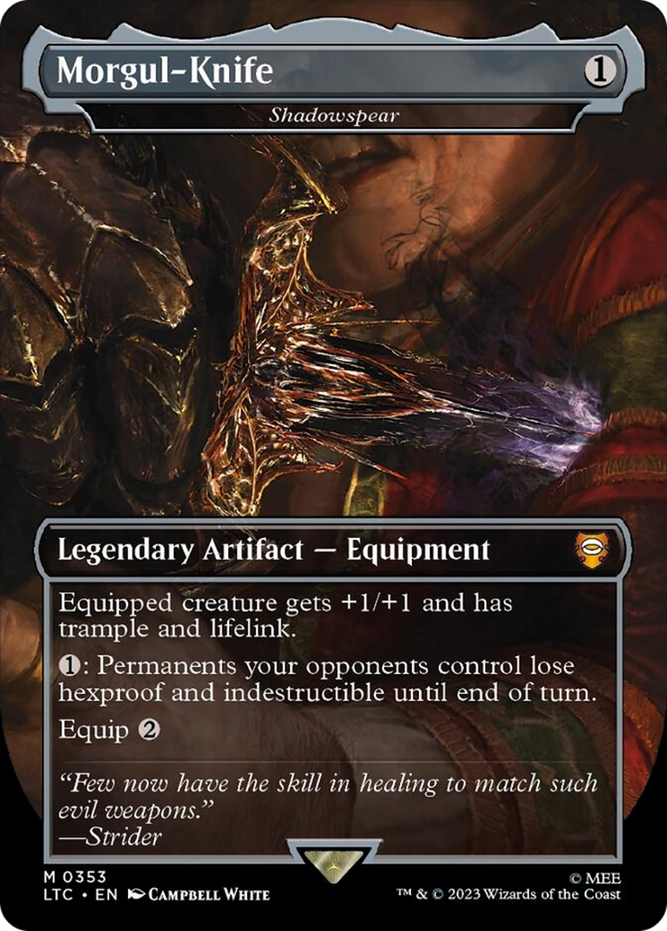 Shadowspear - Morgul-Knife [The Lord of the Rings: Tales of Middle-Earth Commander] | Arkham Games and Comics