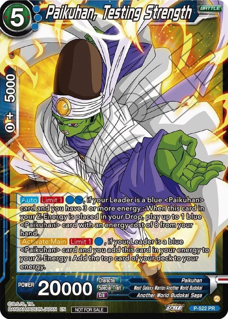 Paikuhan, Testing Strength (Zenkai Series Tournament Pack Vol.5) (P-522) [Tournament Promotion Cards] | Arkham Games and Comics