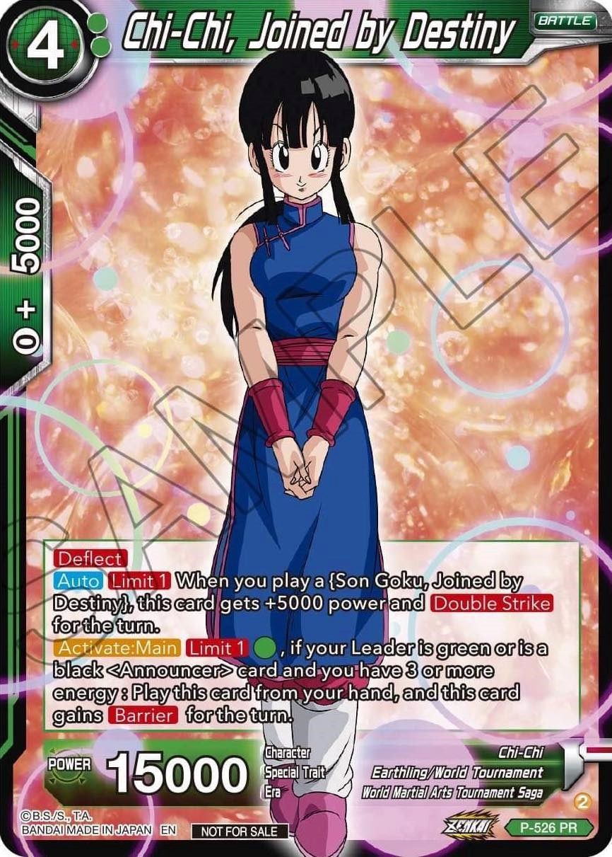 Chi-Chi, Joined by Destiny (Zenkai Series Tournament Pack Vol.5) (P-526) [Tournament Promotion Cards] | Arkham Games and Comics