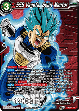 SSB Vegeta, Spirit Mentor (Winner Stamped) (P-314) [Tournament Promotion Cards] | Arkham Games and Comics